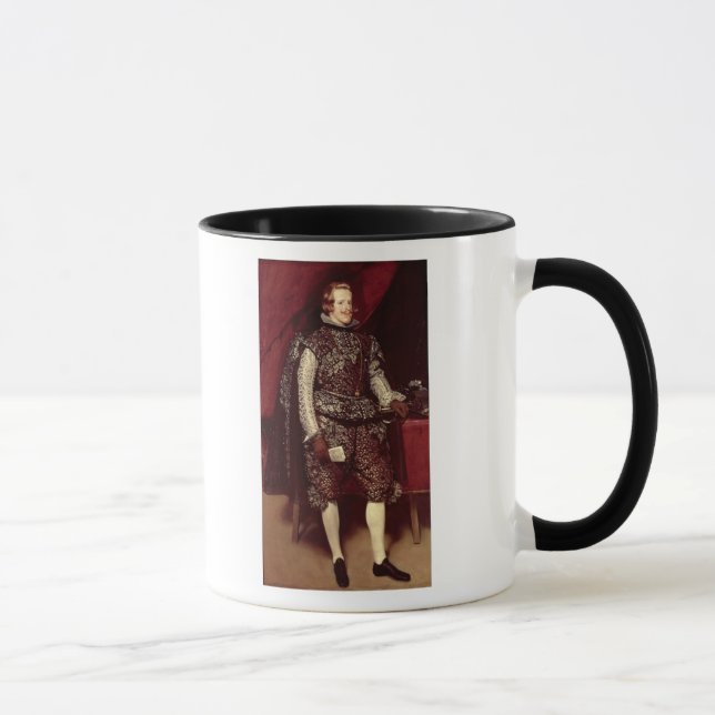 Tasse Philip IV de l'Espagne en brun et argent (Droite)