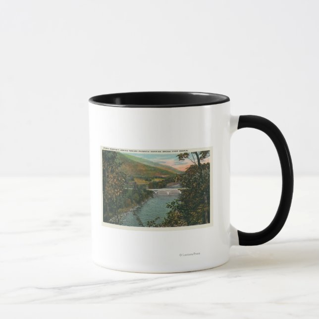Tasse Phoencia, Pont sur Esopus (Droite)