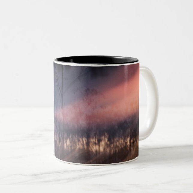 tasse photo abstraite Two-Tone coffee mug (Front Right)