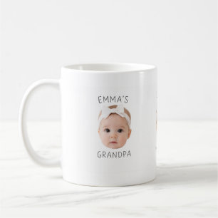 Tasse photo avec visage de bébé personnalisé drôle