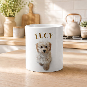 Tasse photo de chien personnalisée – Avec votre an