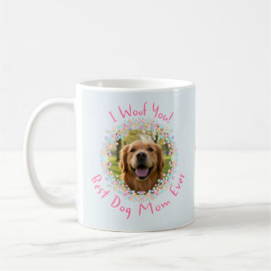 Tasse photo de chien personnalisée Meilleure maman