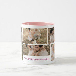 Tasse photo de famille personnalisée