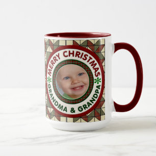 Tasse Photo de vacances de grand-maman et de grand-papa