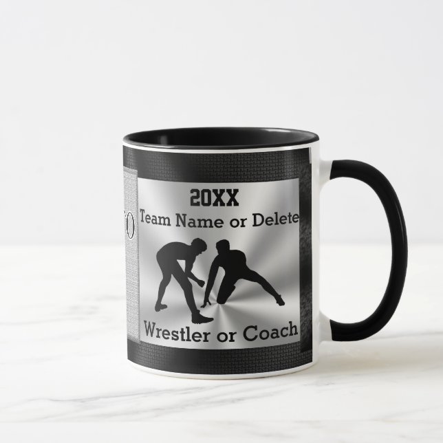 Tasse PHOTO d'équipe, cadeaux de lutte de NOM pour des (Droite)