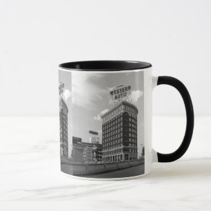 Tasse Photo noire et blanche de signe automatique