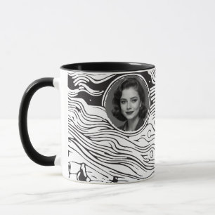 Tasse photo personnalisée classique papa/maman