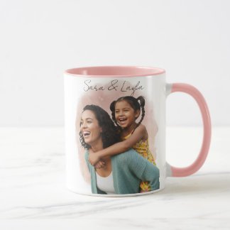 Tasse Photo Personnalisée pour Couple de Famille