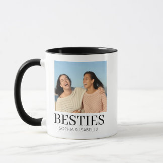 Tasse photo pour meilleures amies | Cadeau personn