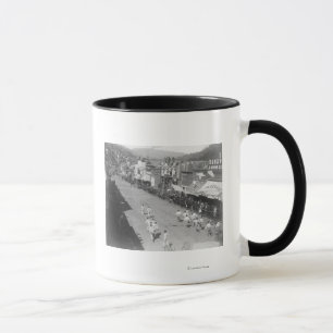Tasse Photographie de course d'équipe de tuyau de