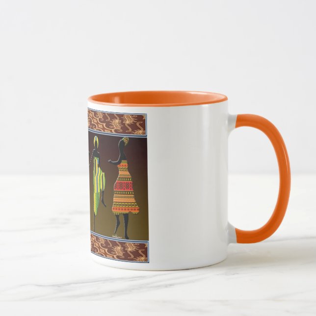 Tasse Pied Tribal Africain (Droite)