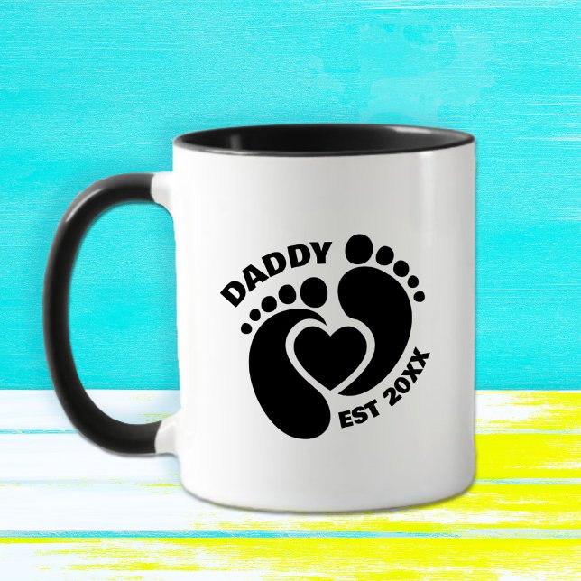 Tasse Pieds de Bébé pour Papa (Créateur téléchargé)