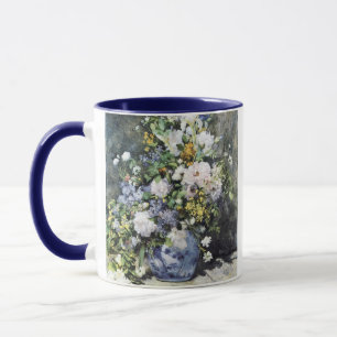 Tasse Pierre-Auguste Renoir, vase de fleurs