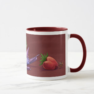 Tasse Pile des chiots affamés