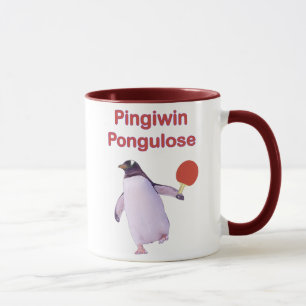 Tasse ping-pong de pingouin d'uLose d'iWin