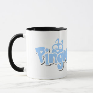 Tasse PingMyLinks style combiné de logo de bande