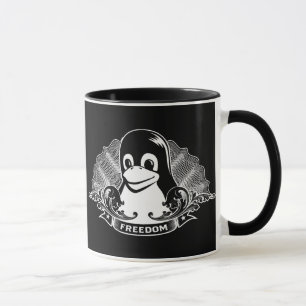 Tasse Pingouin de Tux - (Linux, Open Source, Copyleft,