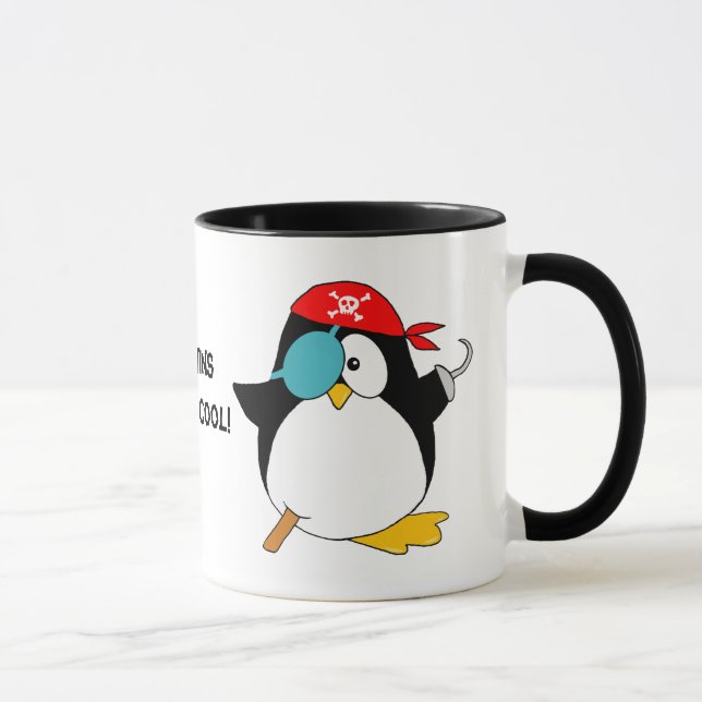 Tasse Pingouin frais de pirate (Droite)