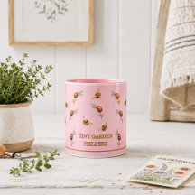 Tasse Pink Ladybug Tiny Garden Helpers