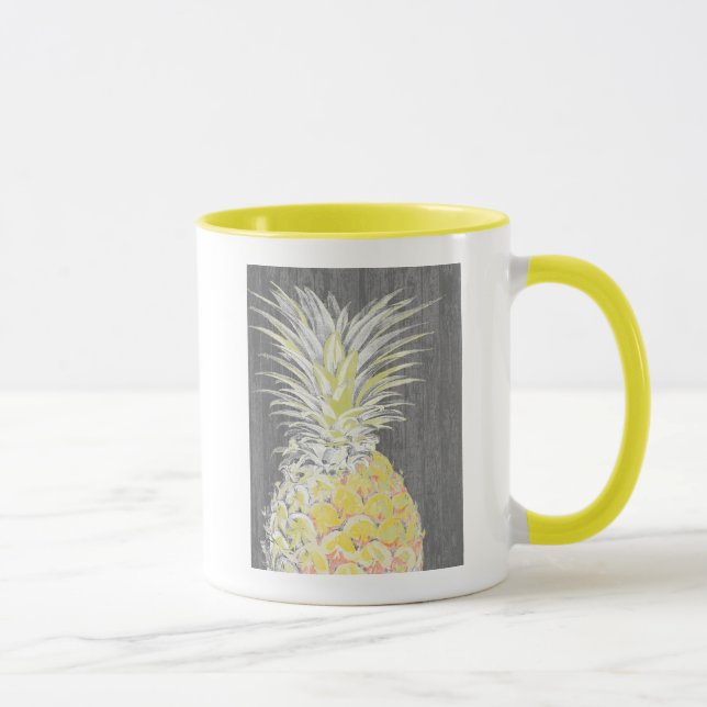 Tasse Pinneapple jaune tropical (Droite)