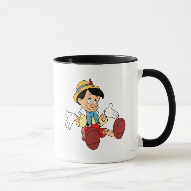 Tasse Pinocchio Shrugging Ses Épaules Disney (Droite)