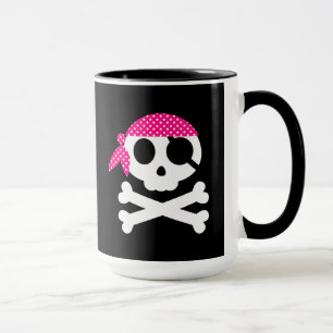 Tasse Pirate Skull Skeleton Bandanna