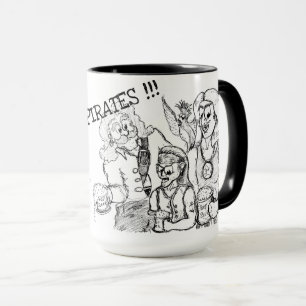 Tasse PIRATES originale HISTOIRES D'UN ELF SUÉDOIS