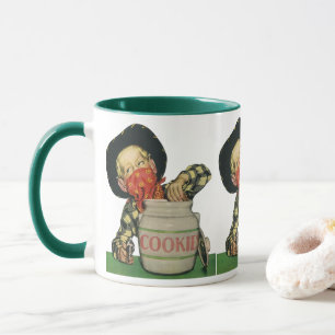 Tasse Pistolet Jouet Cowboy Vintage Main dans le Pot à B