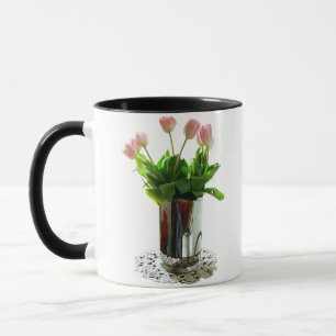 Tasse Pitcher de tulipes roses