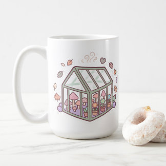Tasse Pixel Champignon de Serre Kawaii