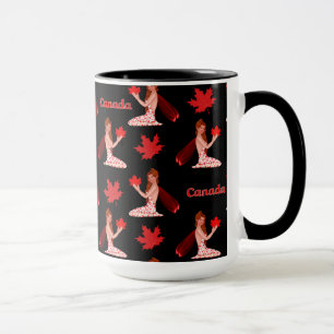 Tasse Pixie canadienne avec feuille d'érable
