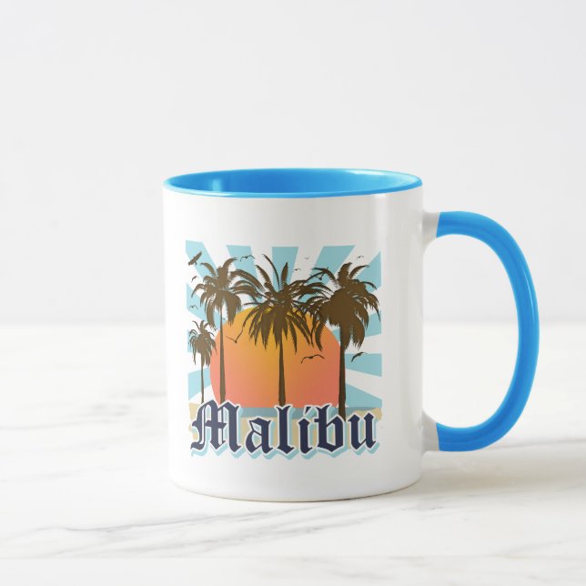 Tasse Plage la Californie CA de Malibu (Droite)