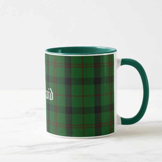 Tasse Plaid de tartan traditionnel fait sur commande de (Droite)