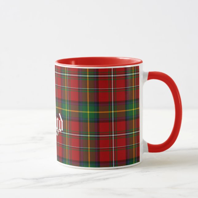 Tasse Plaid de tartan traditionnel fait sur commande de (Droite)