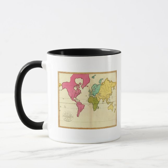 Tasse Plan du monde (Gauche)