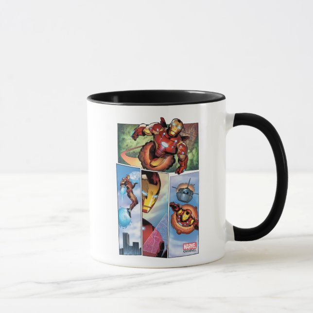Tasse Planches de Comics d'Iron Man (Droite)