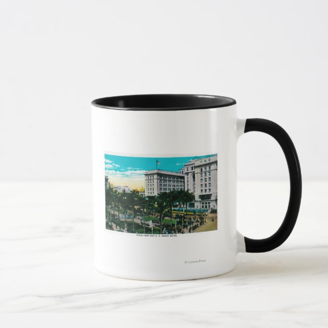 Tasse Plaza Park et U.S. Grant HotelSan Diego, CA (Droite)