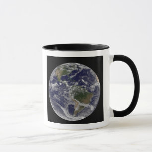 Tasse Pleine Terre montrant l'Amérique du Nord et l'Amer