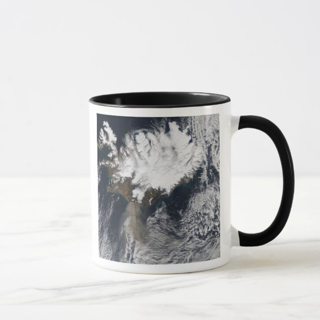 Tasse Plume de cendres du volcan Eyjafjallajokull, islan (Droite)