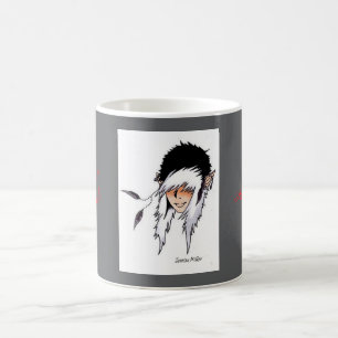 Tasse Plumes dans le vent