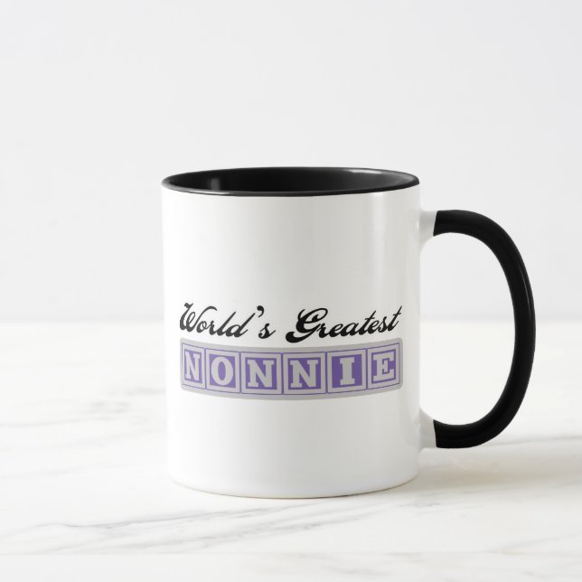 Tasse Plus grand Nonnie du monde (Droite)