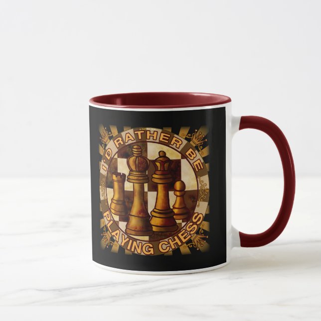 Tasse Plutôt Jouer Aux Échecs (Droite)