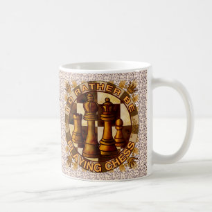 Tasse Plutôt Jouer aux Échecs