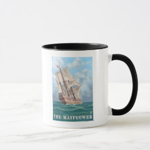 Tasse Plymouth, MassachusettsVue du Mayflower