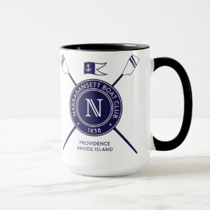 Tasse Poignée noire/tasse intérieure de NBC