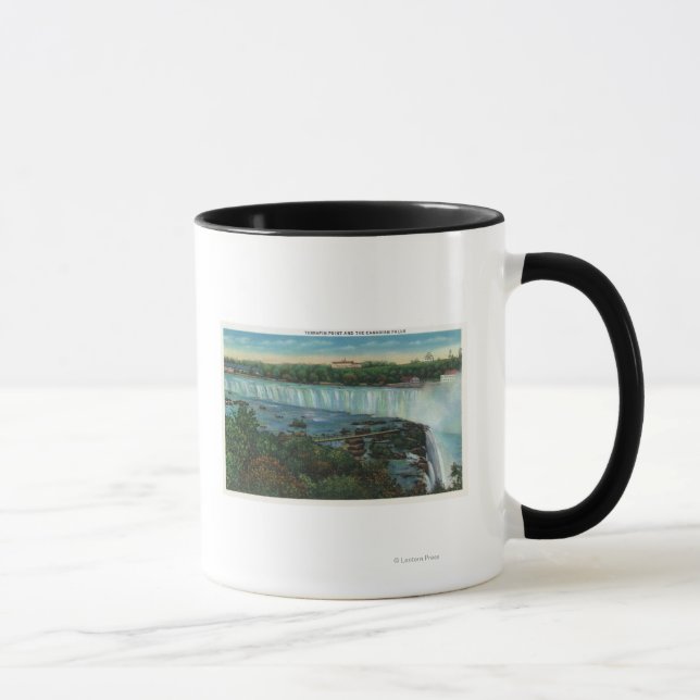 Tasse Point Terrapin Vue des chutes canadiennes (Droite)