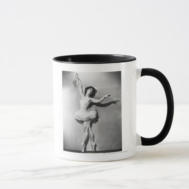 Tasse Pointe B&W d'en de ballerine (Droite)