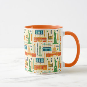 Tasse Points de repère des Etats-Unis d'Amérique