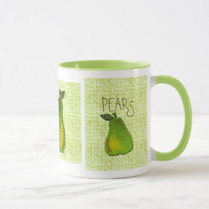 Tasse Poires de chaux texturées