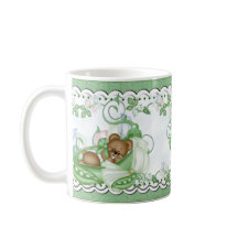 Tasse - pois doux dans une cosse